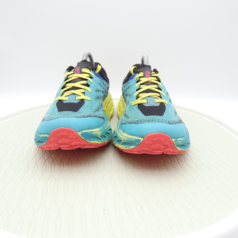 Hoka Speedgoat 5 Scuba Blue Evening Primrose Trail Running Shoes Womens 8.5 B - Picture 2 of 9